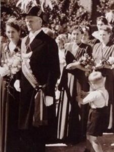 1950 Königspaar Gottfried und Anna Nolte