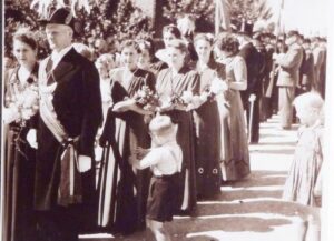 Schützenfest 1950: Königspaar Gottfried und Anna Nolte