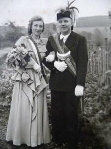1951 Königspaar Josef Kurzknabe und Ottilie Fecke