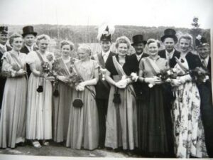 1954 Königspaar Klaus Dressler und Johanna Rochell