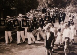 Schützenfest 1957: Spielmannszug Erkeln