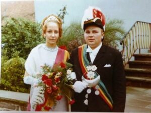 1970 Königspaar Ludger Nolte und Roswitha Otte