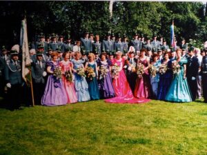 Schützenfest 1992: Königspaar Heinz Josef und Angelika Rochell