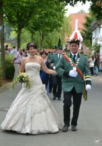 2014 Königspaar Sascha Rochell und Ines Kossmann